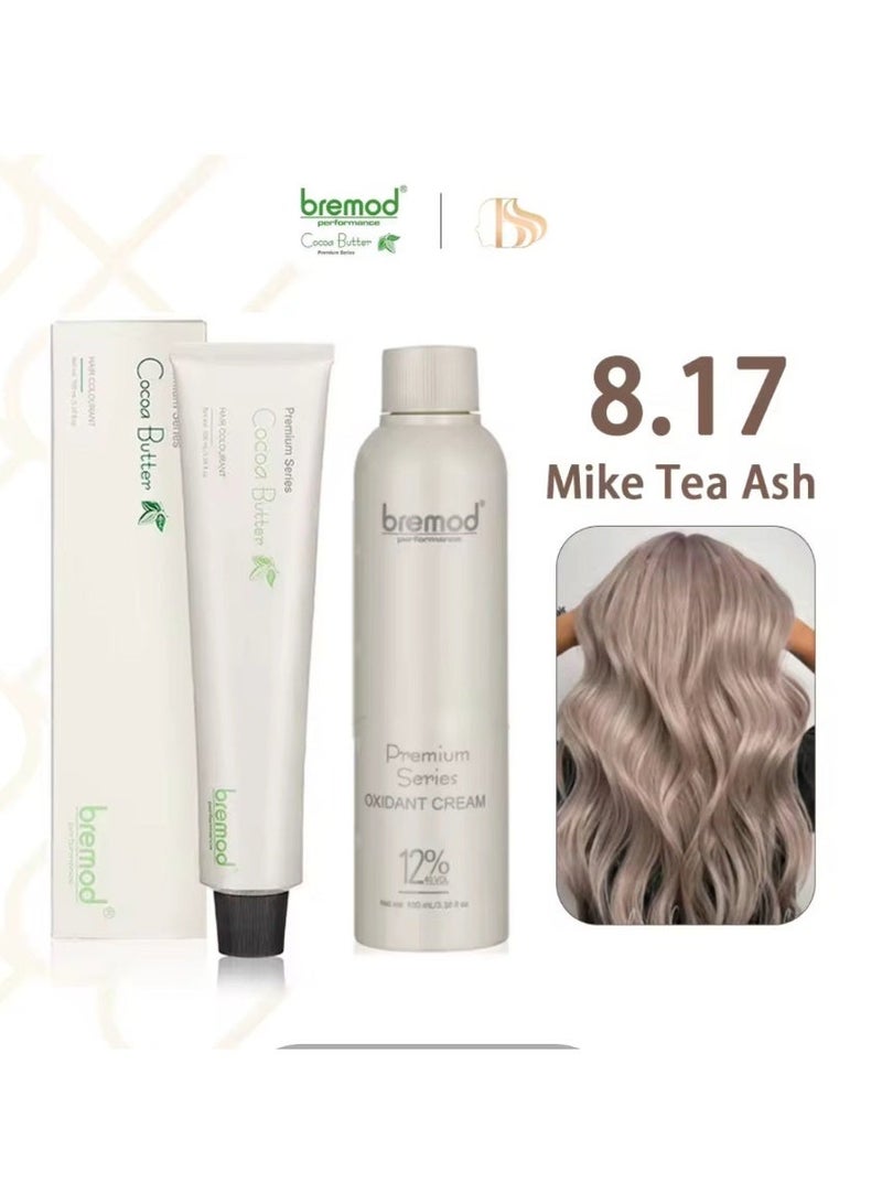 بريمود بريموند بريميوم سيريز صبغة شعر حليب الشاي رماد 8.17 - Image 1